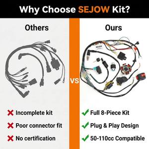 Kit Kabel Kelistrikan Lengkap SEJOW ATV Dirt Bike 50 70 90 110cc, CDI, Koil Pengapian, Stator, Rectifier, Plug and Play - Product Image 5