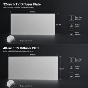 <b>TV</b> Diffuser Plate 32 Inch to 65 Inch for LCD <b>Backlight</b> Uniformity Enhancement and Screen Brightness Restoration LCM Replacement - Product Image 2