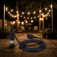 Prise suspendue extensible connectable pour extérieur IP65 E27 E26 FESTOON