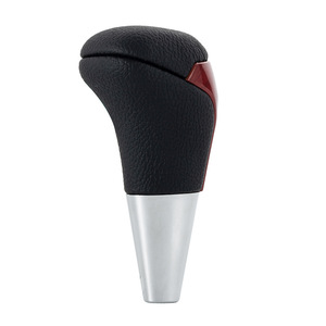 Pomo de Palanca de Cambios de Cuero con Acabado en Madera de Palisandro, Ergonómico, Automático, Compatible con Toyota Hilux, Prado, Fortuner, Modelo QZXN-H22 - Product Image 2