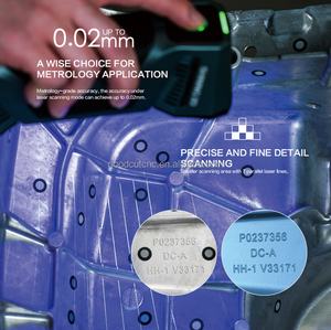 Cómo escanear de forma rápida y precisa las piezas del yate del coche del barco con el escáner Freescan Combo 3D - Product Image 3