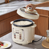 Autocuiseur électrique multifonctionnel 5L le plus vendu, capable de faire des soupes et de cuire du riz.