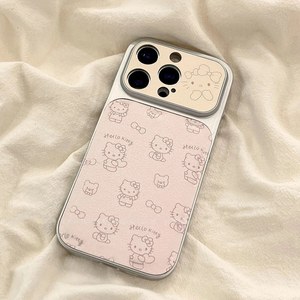 Adorabile <span class=keywords><strong>Cover</strong></span> Opaca <span class=keywords><strong>Hello</strong></span> <span class=keywords><strong>Kitty</strong></span> in PU Antiurto per <span class=keywords><strong>iPhone</strong></span> 17/16/15 Pro Max e 14 Plus 13 Pro Max - Product Image 3