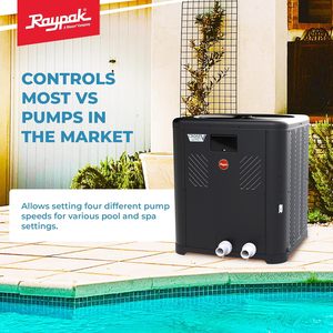 Bomba de Calor para Piscina Raypak Crosswind V Deluxe 220-240V, Calentador para Piscinas y Spas Sobre el Suelo - Product Image 5