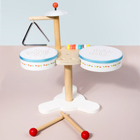 Wholesale Hot Selling Percussion Instrument Musical Instrument Pot Wooden Sensory Toys Drum Set