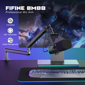ขาตั้งไมโครโฟน Fifine <span class=keywords><strong>BM88</strong></span> แบบยืดหยุ่น ปรับระดับได้ แข็งแรง ทนทาน ทำจากอะลูมิเนียม - Product Image 2