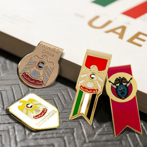 Emblema personalizado de los Emiratos Árabes Unidos, Clips para efectivo, marcapáginas de Metal fundido multiusos, soportes para billetes de moneda para recuerdos de celebración gubernamental - Product Image 5