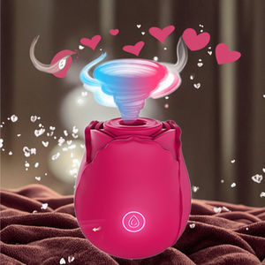 Alat masturbasi silikon mawar dewasa, mainan seks wanita <span class=keywords><strong>Stimulator</strong></span> payudara telur 10 Kecepatan - Product Image 5