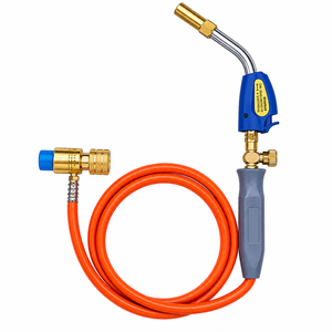 Antorcha de Soldadura y Corte MAPP de Propano y <span class=keywords><strong>Butano</strong></span>, Encendido por Ignición, <span class=keywords><strong>para</strong></span> HVAC, Soldadura de Tuberías de <span class=keywords><strong>Cobre</strong></span>, Reparación Manual, Antorcha de Aleación de Aluminio 6061 - Product Image 3
