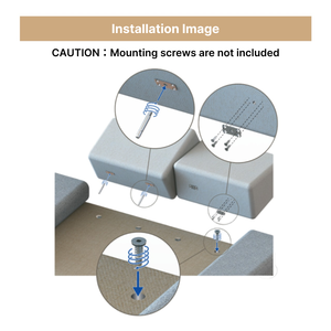 Accessoires de mécanisme de canapé à fixation détachable pour un montage et un démontage faciles des dossiers et autres composants de meubles - Product Image 3
