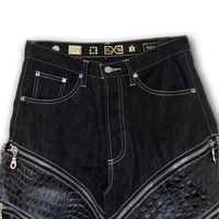 Nouveaux pantalons pour hommes de grande taille à fermetures éclair décontractées personnalisées d'usine pantalons Cosplay pour garçons pantalons baggy pour hommes