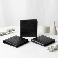 Dompet Lipat Kulit Buaya Asli Desain Terbaru, Dompet Kartu Kulit Eksotis