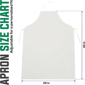 Tablier imperméable en PVC pour la vaisselle, le toilettage des animaux, le nettoyage, la cuisine, la <span class=keywords><strong>boucherie</strong></span>, tabliers robustes pour adultes, hommes et femmes - Product Image 6
