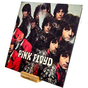 Compact and Stylish Minimalist Design Bamboo Vinyl <b>Record</b> Display Stand - Product Image 5