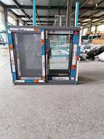 Ventana Corredera de Aluminio Popular en África con Mosquitera Integrada, Antioxidante, Doble Riel, para Casa o Apartamento, Precio Bajo