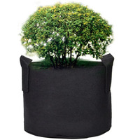 Sac de culture réutilisable en feutre non tissé de 5 gallons avec poignée pour le contrôle des racines et la croissance des plantes, style ferme/jardin