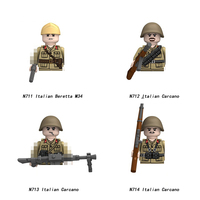 Bloques de Construcción Militares para Niños, Figuras de Acción en Miniatura de Soldados del Ejército, Marina y Fuerzas Aéreas de EE. UU. y la URSS de la Segunda Guerra Mundial, Regalos de Navidad para Niños