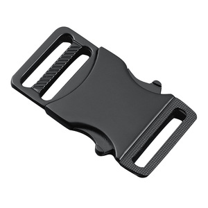 Side Release Buckle Zinc Alloy Black Durable For Bags Adjustable <b>Webbing</b> Hardware Accessory - Product Image 4
