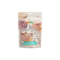 Sachets de thé aux herbes bien-être quotidien, 30 unités, antioxydant et soutien immunitaire, favorise la digestion et l'énergie naturelle