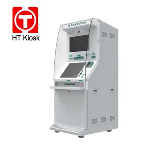 19 Inch Dual Screen Vtm Machine Vrijstaande Betaling Kiosk Met Cash Accepteren Bill Betaling