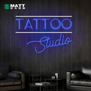Matt Custom Handmade <span class=keywords><strong>Tattoo</strong></span> Shop Neon Sign Led Business Logo Wall Art Neon Light Sign For Studio Outdoor Wall Bedroom Decor - Product Image 5