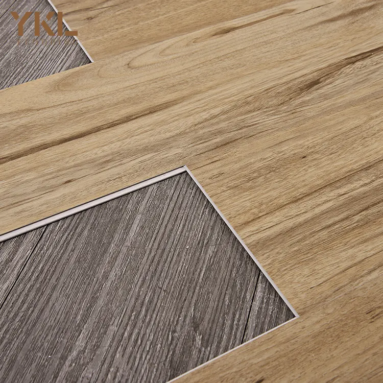 4mm 5mm 6mm spessore interblocco Click Lvt Spc pavimentazione vinile plastica legno grano Spc