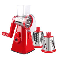 Coupe-légumes multifonctionnel transfrontalier en ABS, hachoir rotatif à manivelle, trancheuse, gadget de cuisine pour râper les pommes de terre