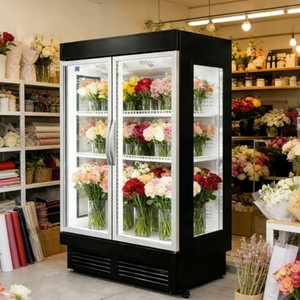 Vitrina Refrigerada Vertical Comercial para Exhibición Floral, de 2 Puertas, para Conservación de Flores - Product Image 5