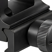 Lunette de visée tactique en aluminium détachable pour la chasse avec montage Weaver de 20 mm