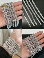 Bracelet tennis de luxe Lordani en or 10K 14K 18K avec diamants de laboratoire taille cœur, taille poire, taille ovale, taille émeraude et certificat IGI