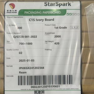 Chất lượng cao 230 250 300 350GSM hộp màu trắng nghệ thuật thẻ C1S ban ngà giấy <span class=keywords><strong>fbb</strong></span> - Product Image 2