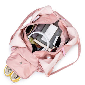 Bolsa Deportiva Personalizada de Fábrica con Funda para Equipaje, Bolsa de Gimnasio con Separación para Ropa Húmeda y Seca, Bolsa de Viaje de Gran Capacidad y Duradera para Yoga, para Mujer - Product Image 5