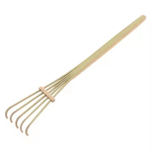 Râteau à <span class=keywords><strong>sable</strong></span> miniature en bambou 100% naturel et durable - Outil biodégradable et respectueux de l'environnement pour la plage et la décoration de jardin <span class=keywords><strong>zen</strong></span> - Product Image 5