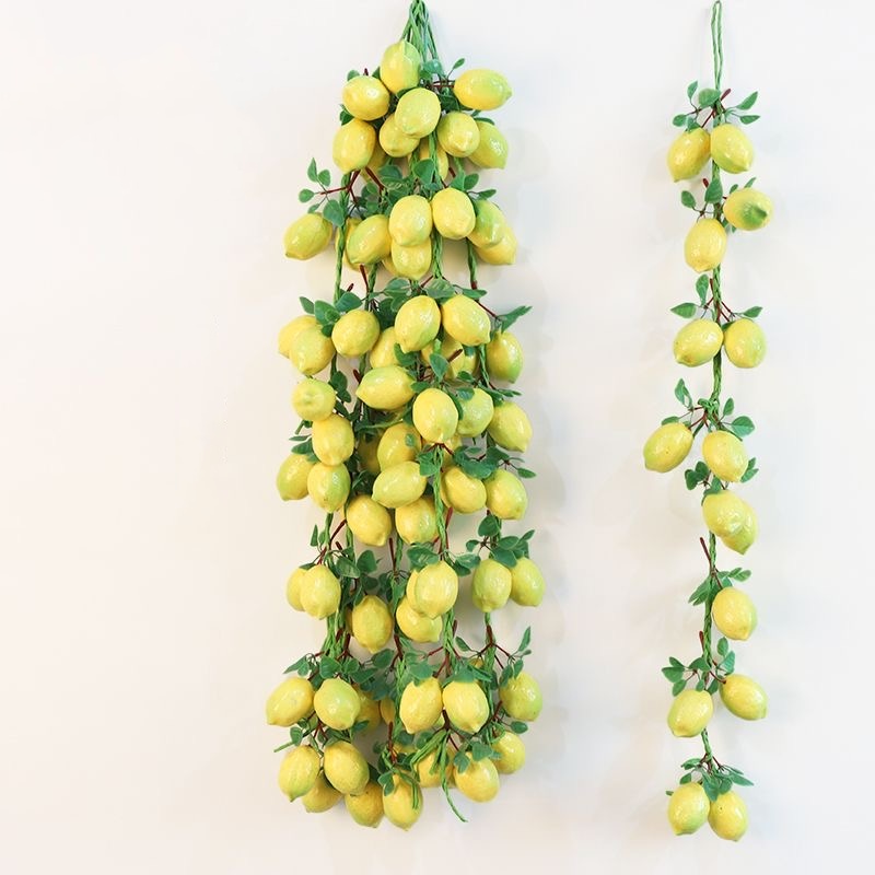 banana bunches with leaves-yellow