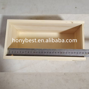 Mộc mạc lưu trữ bằng gỗ hộp trượt Top tùy chỉnh khắc logo hình chữ nhật Crate tìm kiếm thông gỗ rượu vang trường hợp vận chuyển cá nhân - Product Image 6