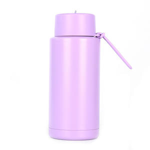 Bouteille isotherme sous vide personnalisée avec logo, 34 oz, doublure en céramique, réutilisable, en acier inoxydable - Product Image 5