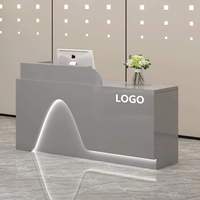 K Cashier Petite table de bar Minimaliste Vêtements modernes Supermarché Salon de beauté et de coiffure Entreprise Réception