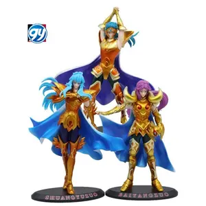 GY 19ซม.ผู้ขายสูงสุด2023ตัวเลขการกระทําอัศวินแห่งราศีfiguras caballeros De Zodiaco Mythผ้าEx Saint Seiya