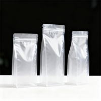 Sachets debout en plastique transparent avec fermeture à glissière refermable Sacs imprimés personnalisés pour l'emballage de collations de boulangerie Bonbons Noix