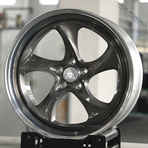 Jantes forgées deux pièces gris brossé sur mesure 19 20 21 pouces à déport profond en alliage pour <span class=keywords><strong>Dodge</strong></span> Challenger Charger <span class=keywords><strong>SRT</strong></span> Hellcat Muscle Cars - Product Image 4
