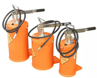 Pompe à graisse haute pression 7L en gros, distributeur de graisse portable à air comprimé avec tuyau et pistolet pour équipement industriel
