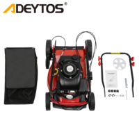 Débroussailleuse Autotractée Électrique à Essence 4 Temps, Machine à Couper l'Herbe de Qualité Industrielle OEM DIY avec Roues