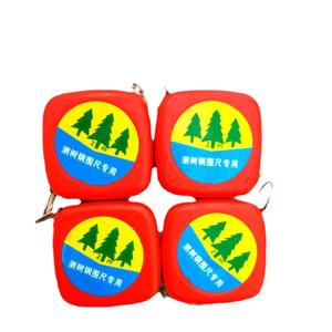 Mini mètre à ruban en acier 2M à enroulement automatique pour la mesure de la circonférence des arbres, utilisation en jardin, design porte-clés - Product Image 2