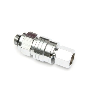 Stainless Steel Low Pressure Quick Disconnect Adapter for <b>Dive</b> <b>Regulator</b> with Hex Nut and Threaded Connector - Product Image 2