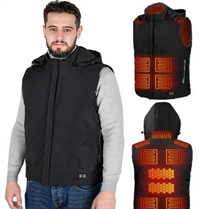 Chaleco Térmico para Hombre con Capucha y Cierre de Cremallera, Aislamiento Térmico, para Invierno, de Poliéster, sin Mangas, Grapple Master - Product Image 3