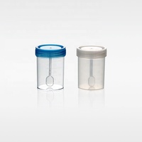 Taza de muestra de heces desechable estéril para orina y contenedores, alta calidad