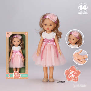Muñecas Reborn de 14 Pulgadas al por Mayor, Muñeca que Llora, Juguetes Educativos Musicales Realistas, Vestido de Princesa, Contáctenos, <span class=keywords><strong>Bebé</strong></span> Realista Unisex - Product Image 4