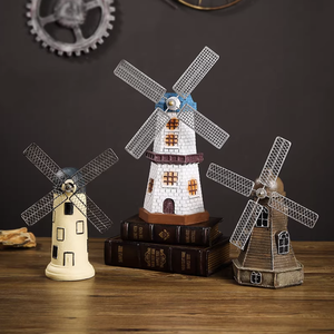 Ornement en résine de <span class=keywords><strong>moulin</strong></span> <span class=keywords><strong>à</strong></span> <span class=keywords><strong>vent</strong></span> hollandais créatif, artisanat vintage européen, décoration écologique pour étagère de salon, armoire <span class=keywords><strong>à</strong></span> <span class=keywords><strong>vin</strong></span> - Product Image 3