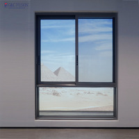 Ventanas Corredizas de Aluminio Fuson de Nuevo Diseño para Apartamentos Modernos, Eficientes Energéticamente, con Certificación NFRC AS2047 y Vidrio Templado Resistente a Huracanes
