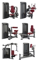 Machine d'extension des jambes en acier de qualité commerciale, avec assise et pile de poids réglable, pour l'entraînement des quadriceps en salle de sport – Fourniture directe usine